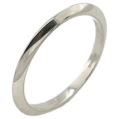 Used Tiffany & Co. Platinum Wedding Band Ring