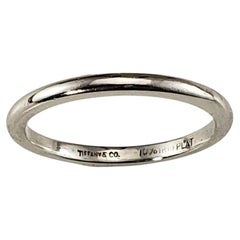 Tiffany & Co. Platinum Wedding Band Ring Size 6 #23018