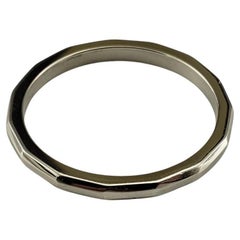 Tiffany & Co. Platinum Wedding Band Ring Size 7 w/Box #18915