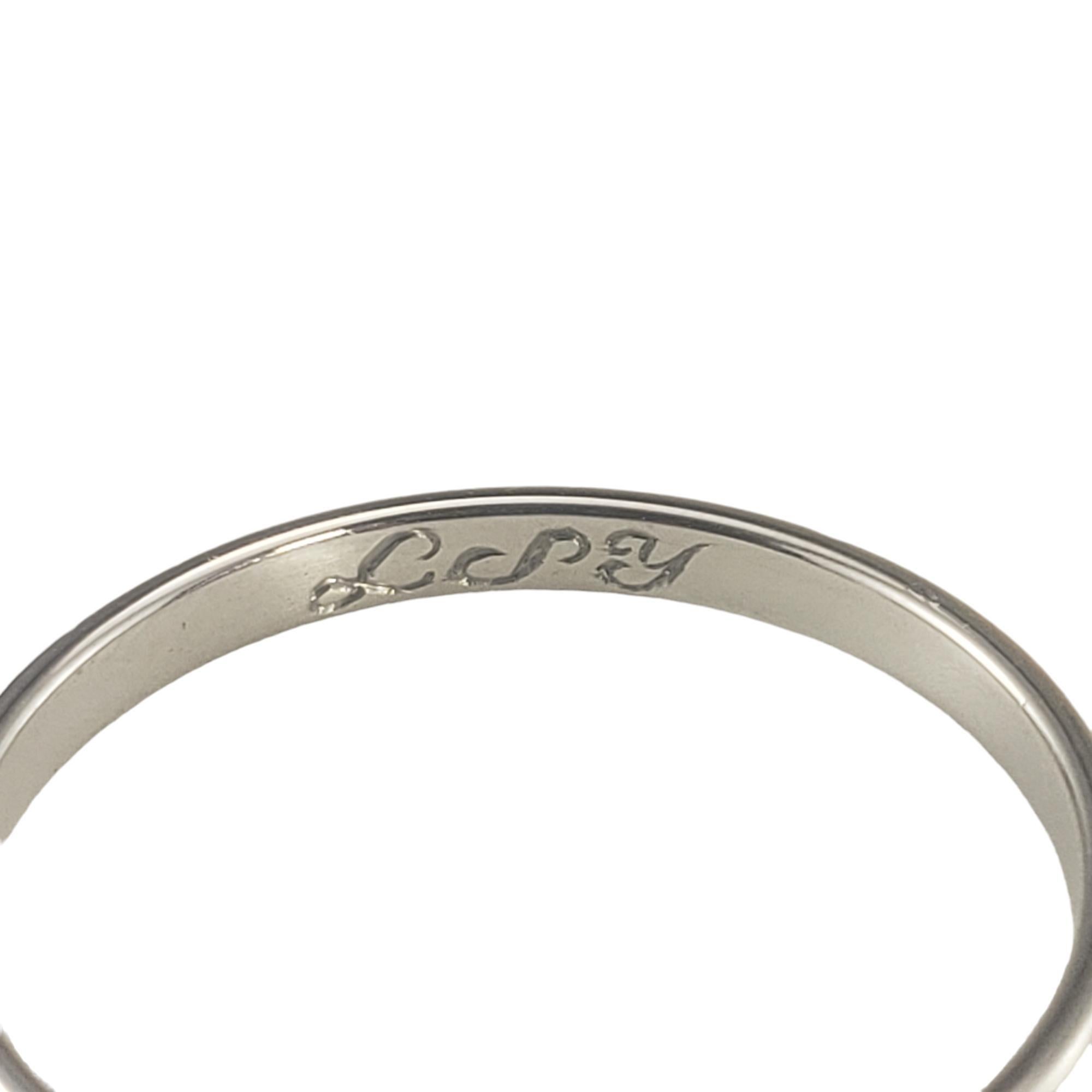 Tiffany & Co. Platinum Wedding Band Ring Size 7.5 #16810 2