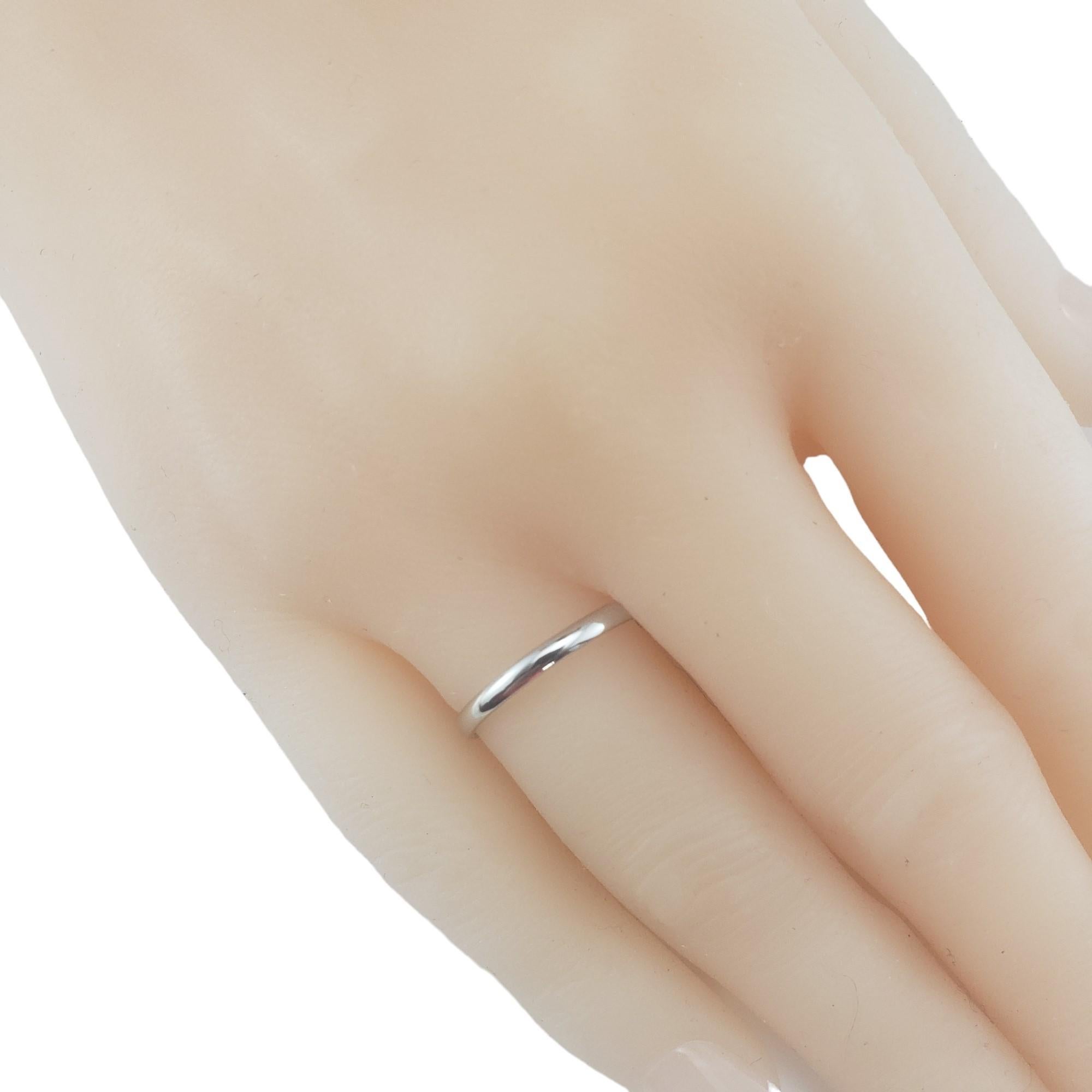 Tiffany & Co. Platinum Wedding Band Ring Size 7.5 #16810 4
