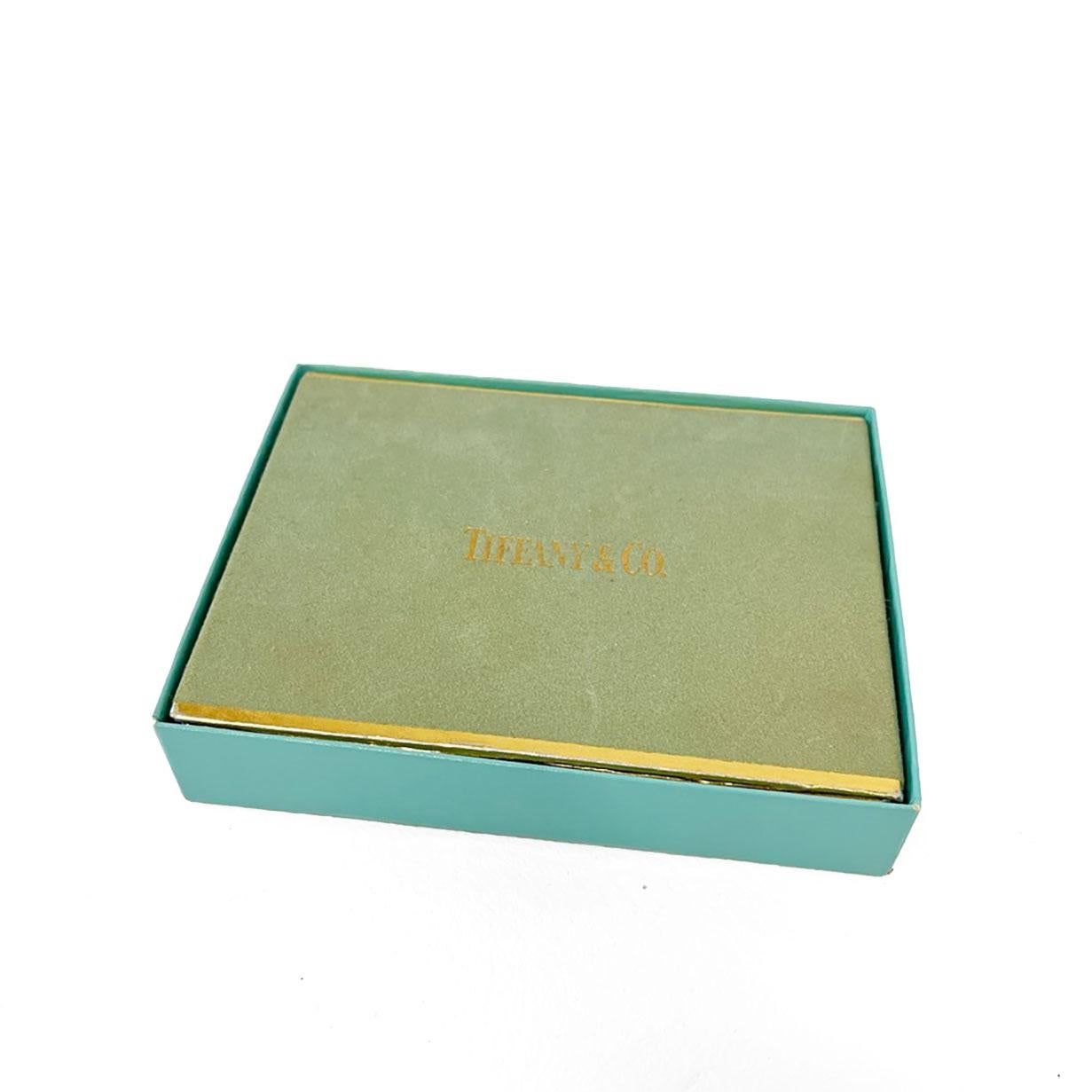 Exclusive Set of 2 Decks Playing Cards, original Tiffany & Co New York with intact velvet box and branded Tiffany & Co box cover. Unique cards signed Tiffany & Co, sold only in New York in the 70s but I found them in Italy