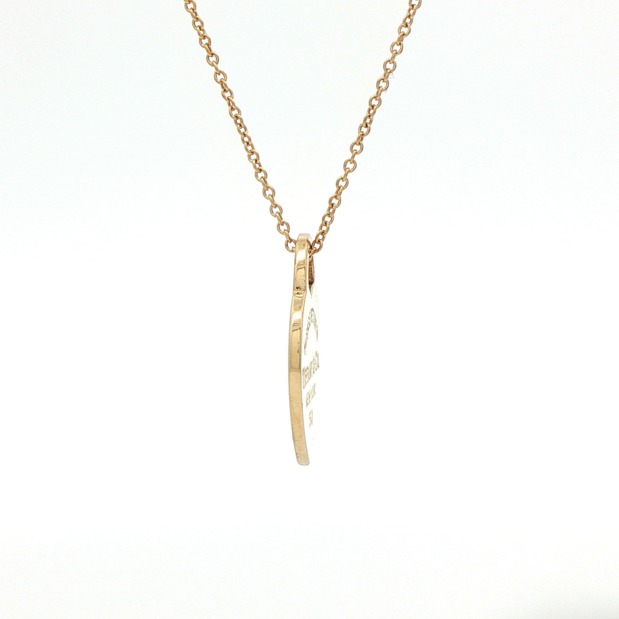 Tiffany & Co. Torna a Ciondolo in oro Tiffany In condizioni ottime in vendita a Bethesda, MD