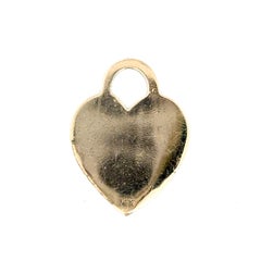 Tiffany & Co Please Return to Tiffany Heart Pendant 14 Karat Yellow Gold