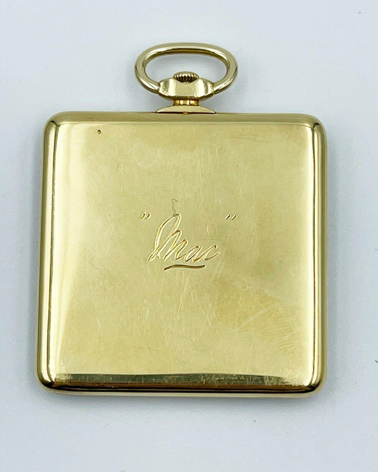 tiffany gold pocket watch
