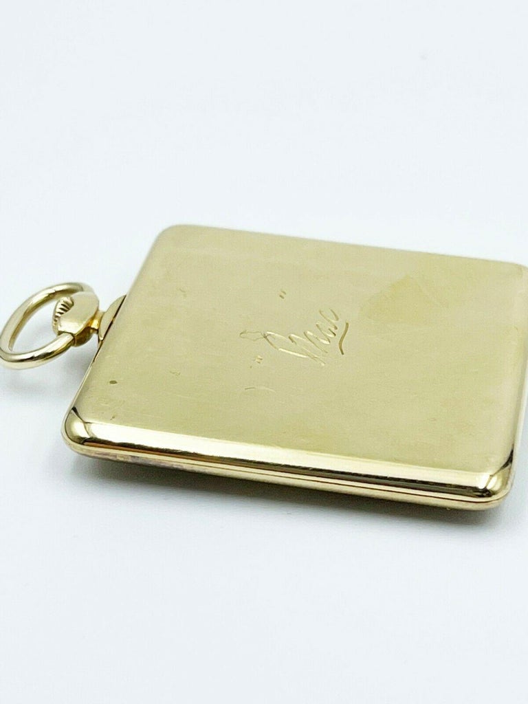 Tiffany and Co. Pocket Watch 18k Yellow Gold For Sale at 1stDibs