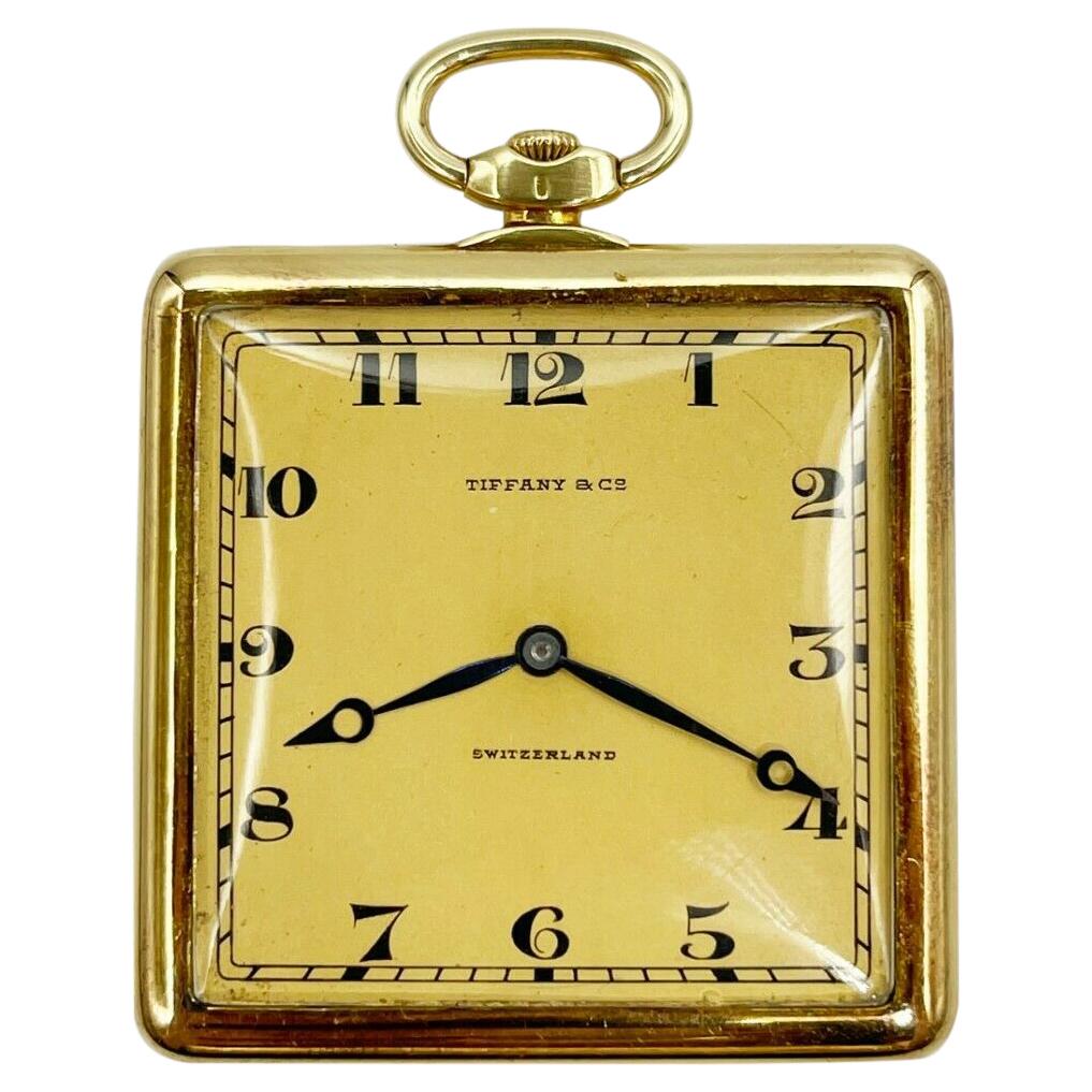 Tiffany & Co. Pocket Watch 18k Yellow Gold