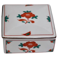 Vintage Tiffany & Co. Porcelain Square Trinket Box