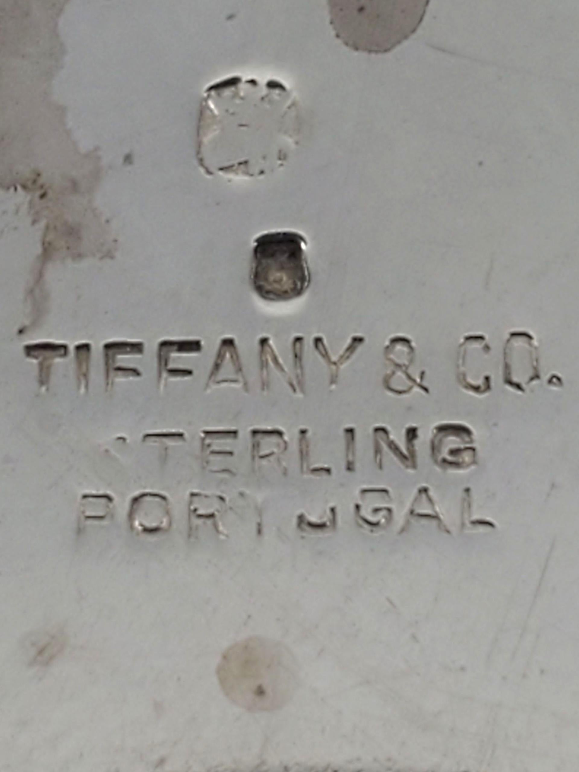 Tiffany & Co. Plat à bibelots octogonal en argent sterling du Portugal #22602 en vente 1
