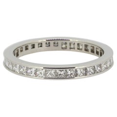 Tiffany & Co. Anillo de diamante talla princesa talla I (48)