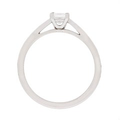 Tiffany & Co. Princess Cut Diamond Solitaire Engagement Ring