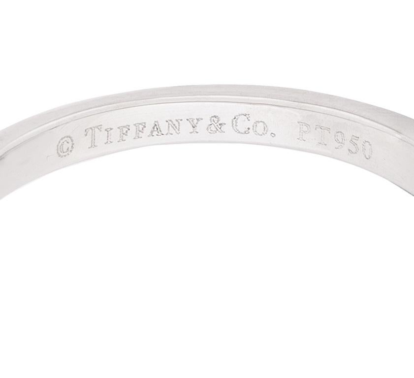 Tiffany & Co. Bague de fiançailles solitaire à diamant de taille Princesse Unisexe en vente