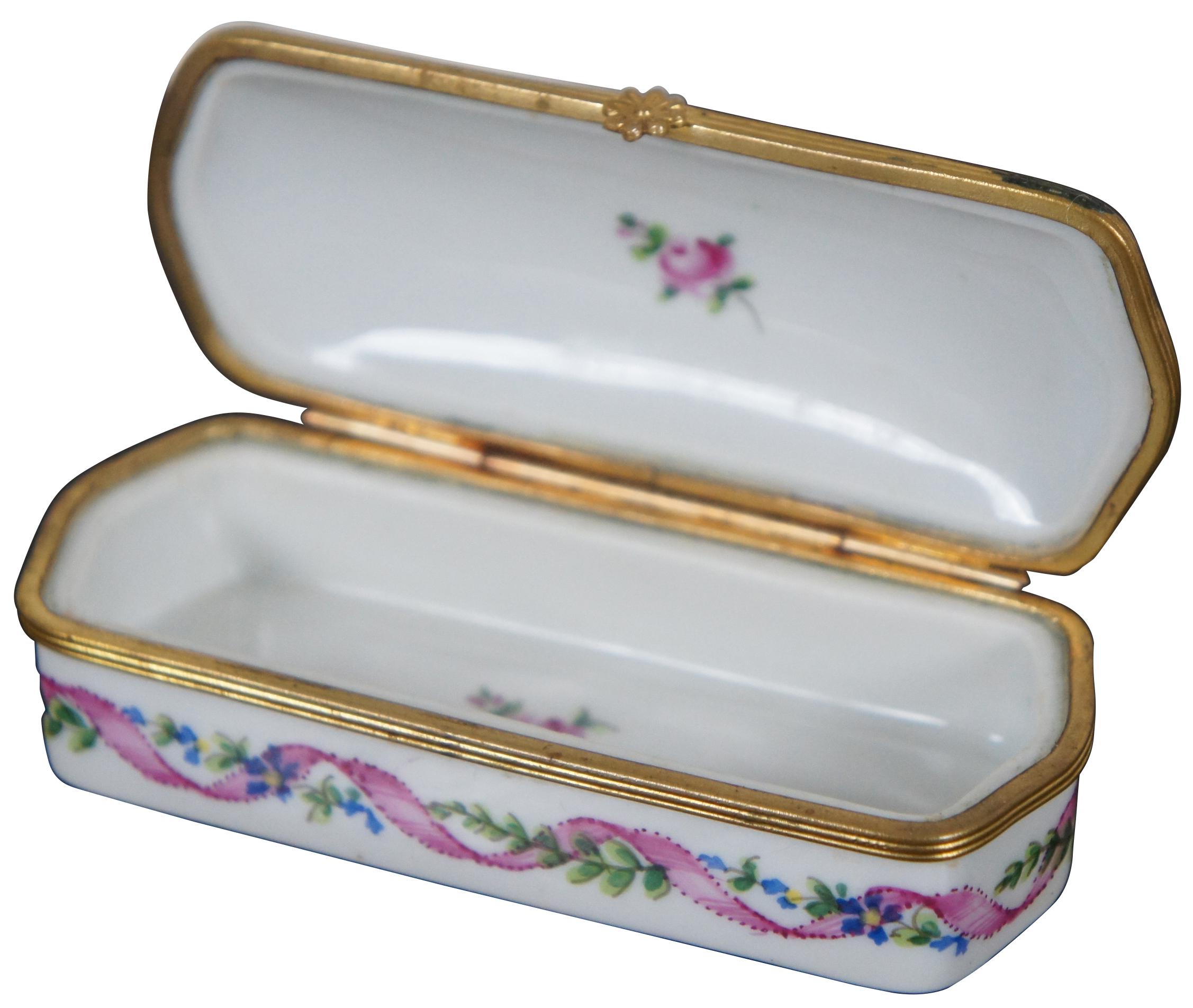tiffany & co porcelain trinket box