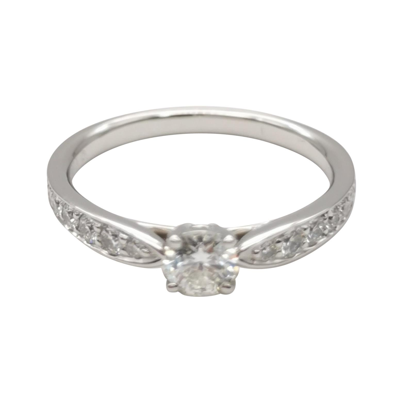 Tiffany & Co. PT950 Half Circle Diamants Ring