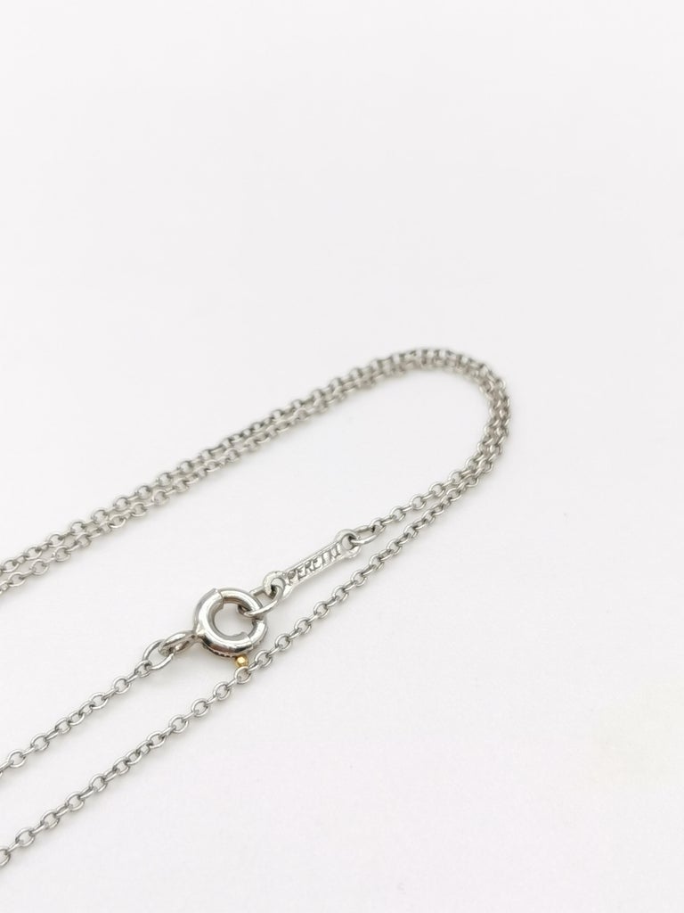 Tiffany and Co. PT950 Small Cross Necklace at 1stDibs
