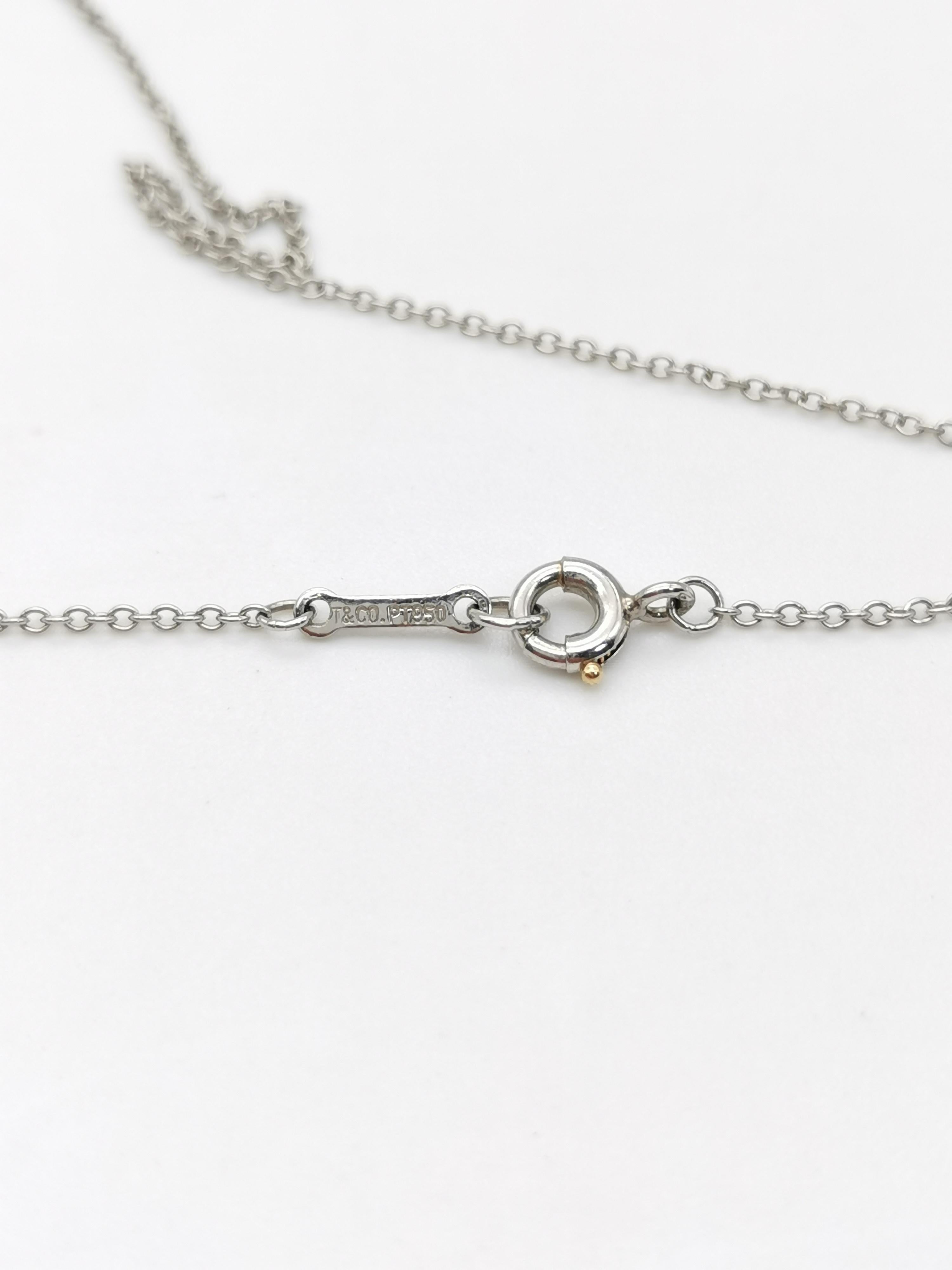 tiffany and co pt950 necklace
