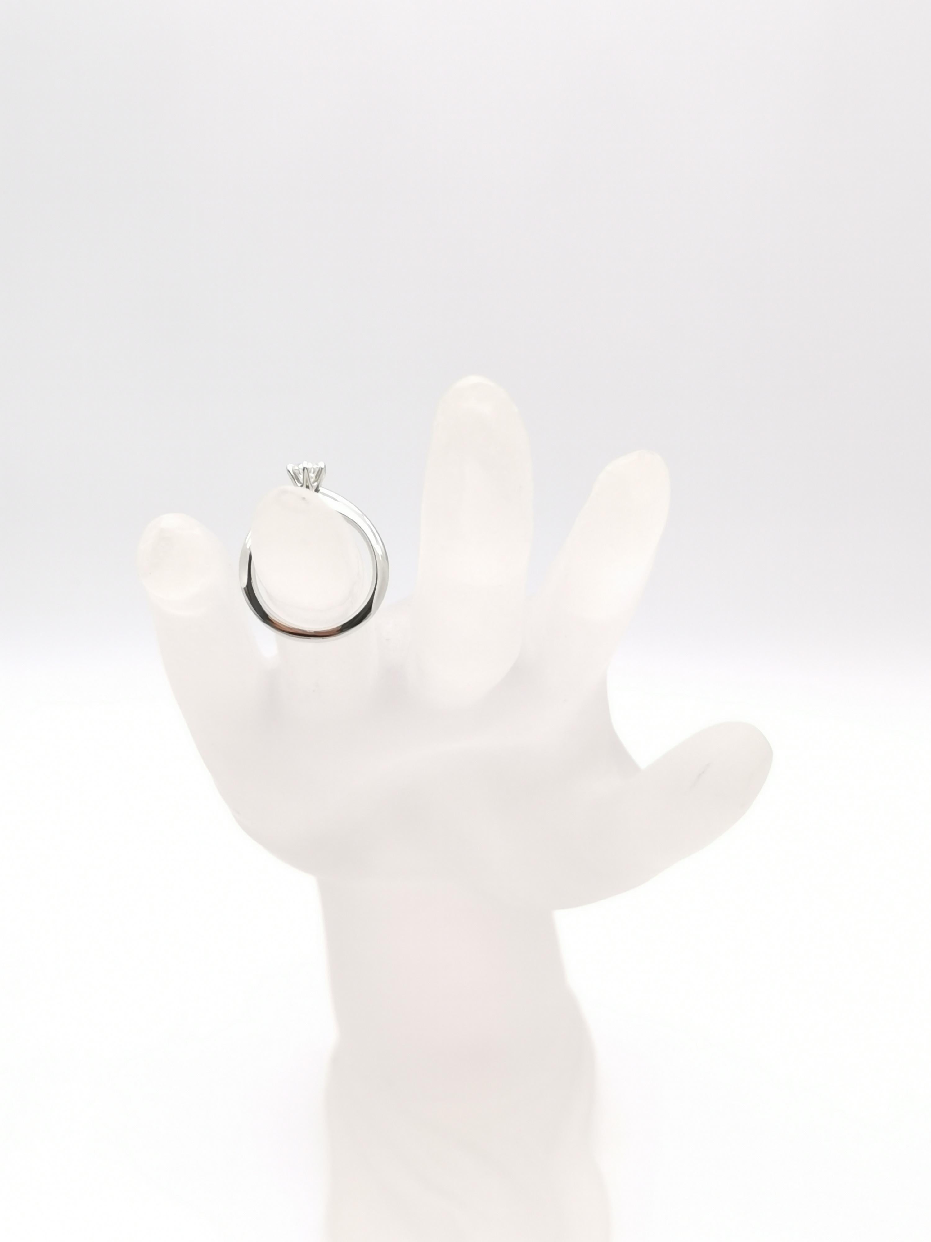 Brilliant Cut Tiffany & Co. PT950 Solitaire Diamants Ring