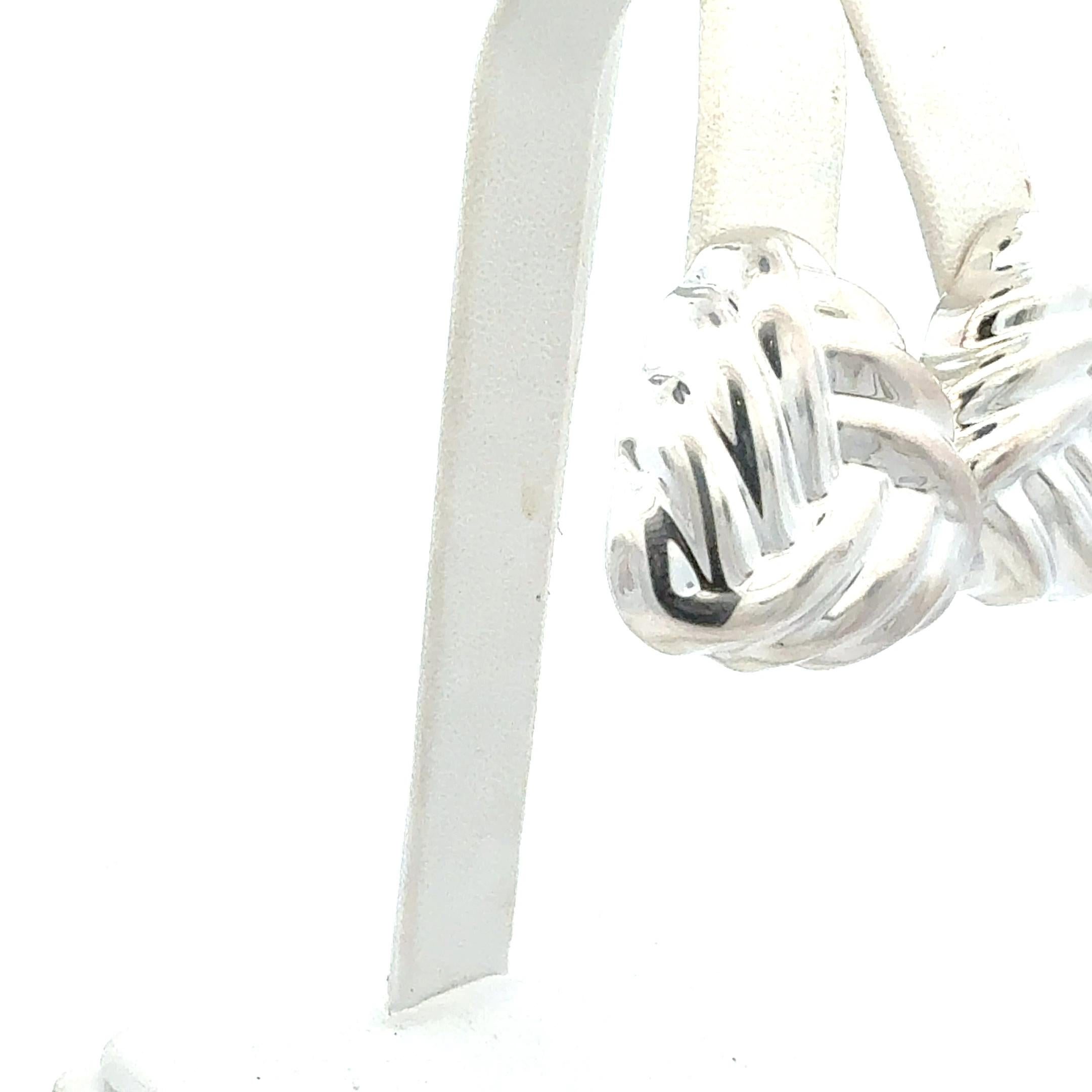 Tiffany & Co. Orecchini a forma di Omega non forati in argento Sterling Estate In condizioni buone in vendita a Brooklyn, NY