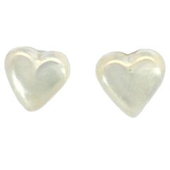 Tiffany & Co Puffy Heart STiffany & Co Puffy Heart Stud Earrings Sterling Silver