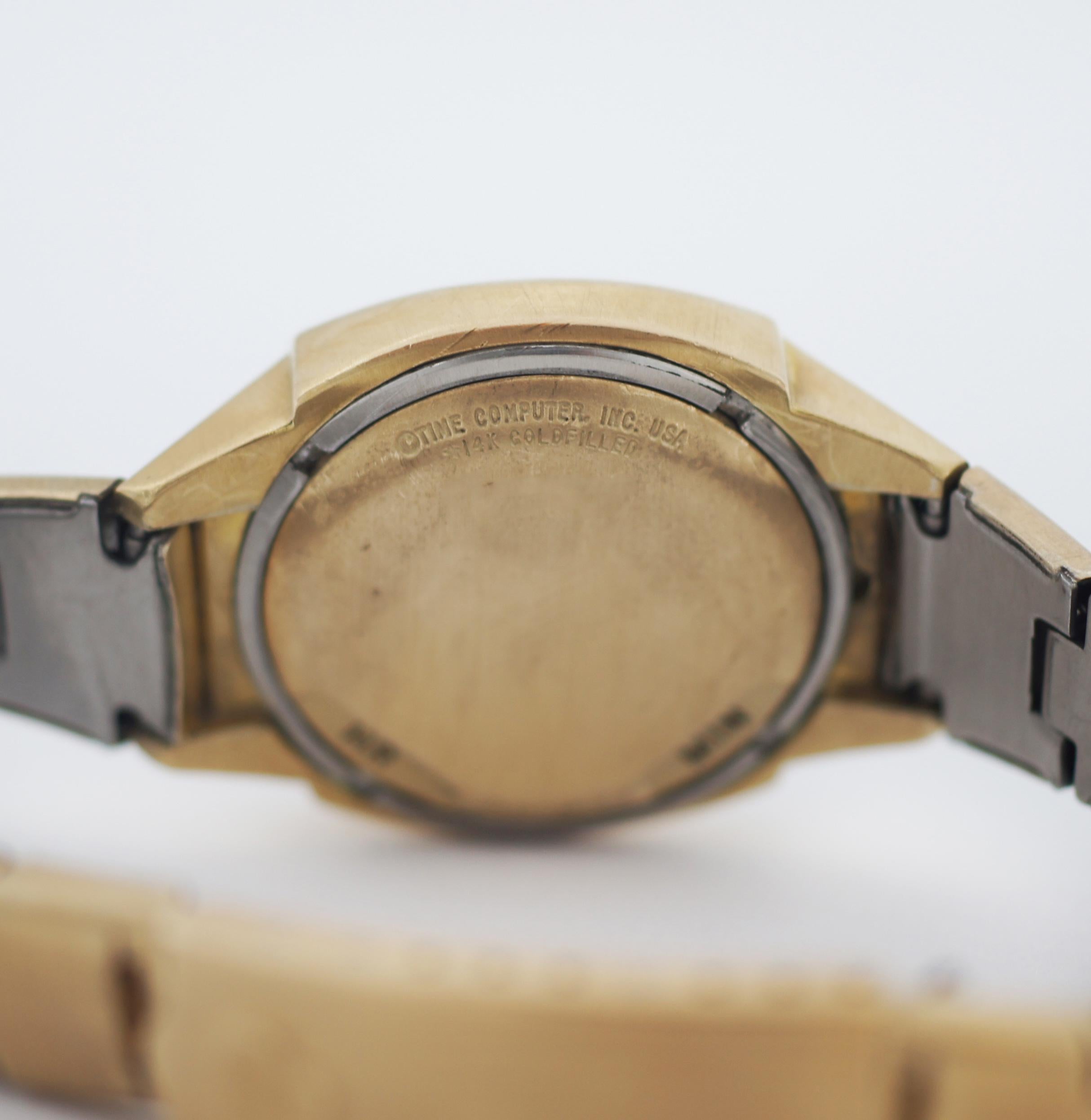 Tiffany & Co. Pulsar 14K Gold gefüllte Armbanduhr 1