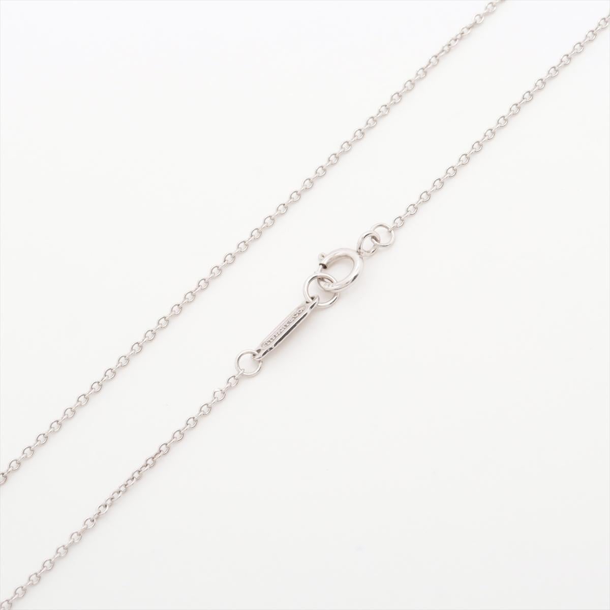 Tiffany & Co. Rainbow Drop Pink Amethyst Stone Necklace In Good Condition For Sale In Humacao, PR