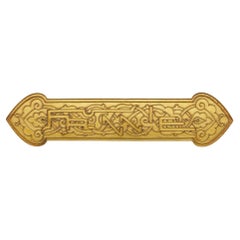 Tiffany & Co Rare Unusual Antique Gold Brooch Designed by Edward C Moore Ca.1870