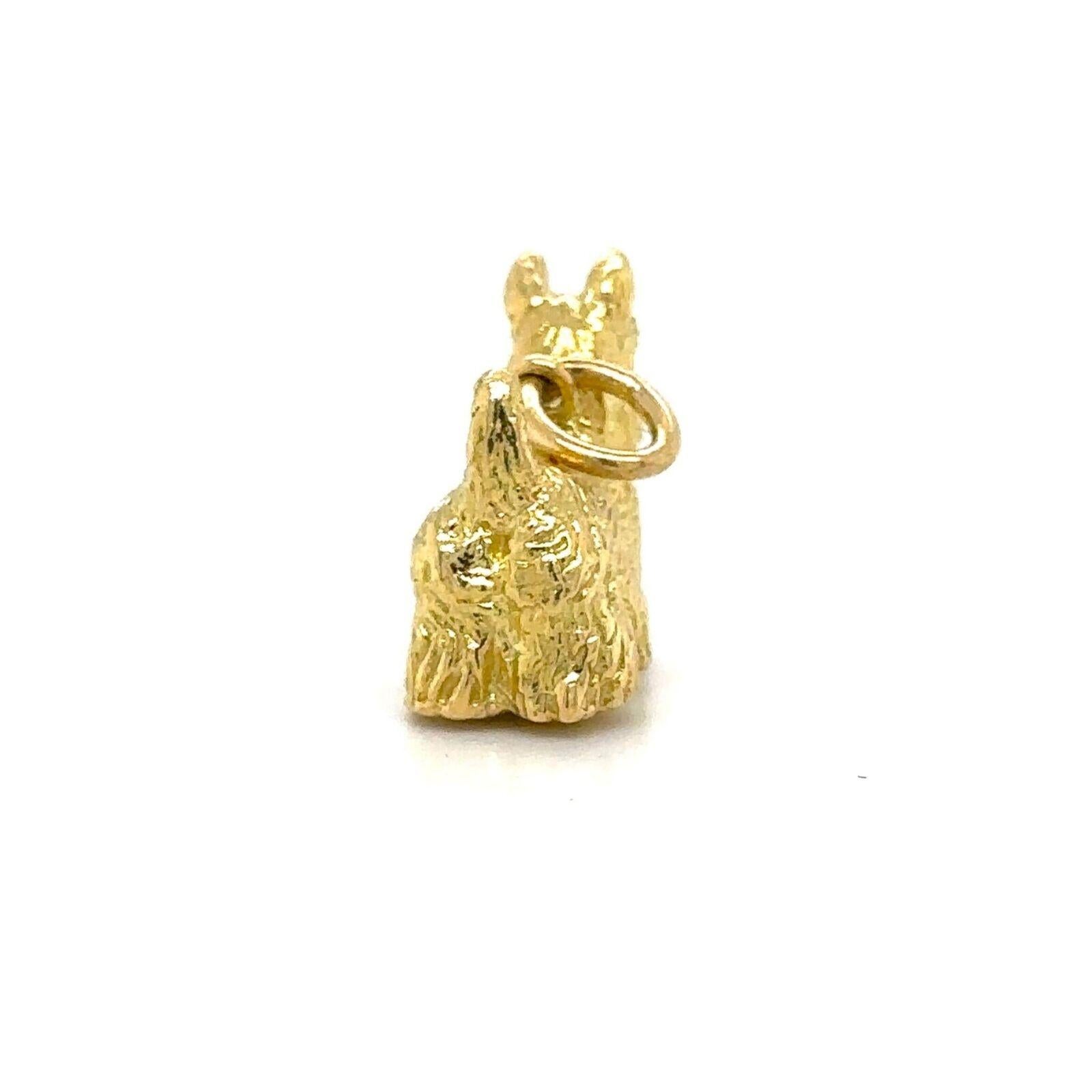 tiffany yorkie charm