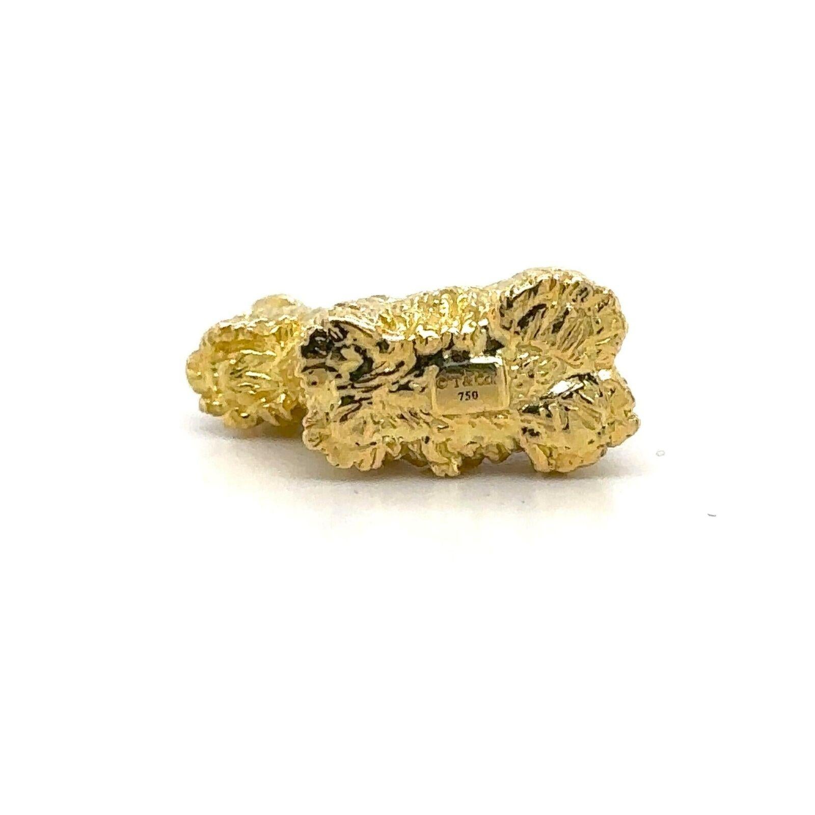 Tiffany & Co. Rare Vintage 18 Karat Gold Scottish Terrier Dog Charm Pendant In Good Condition In Guilford, CT