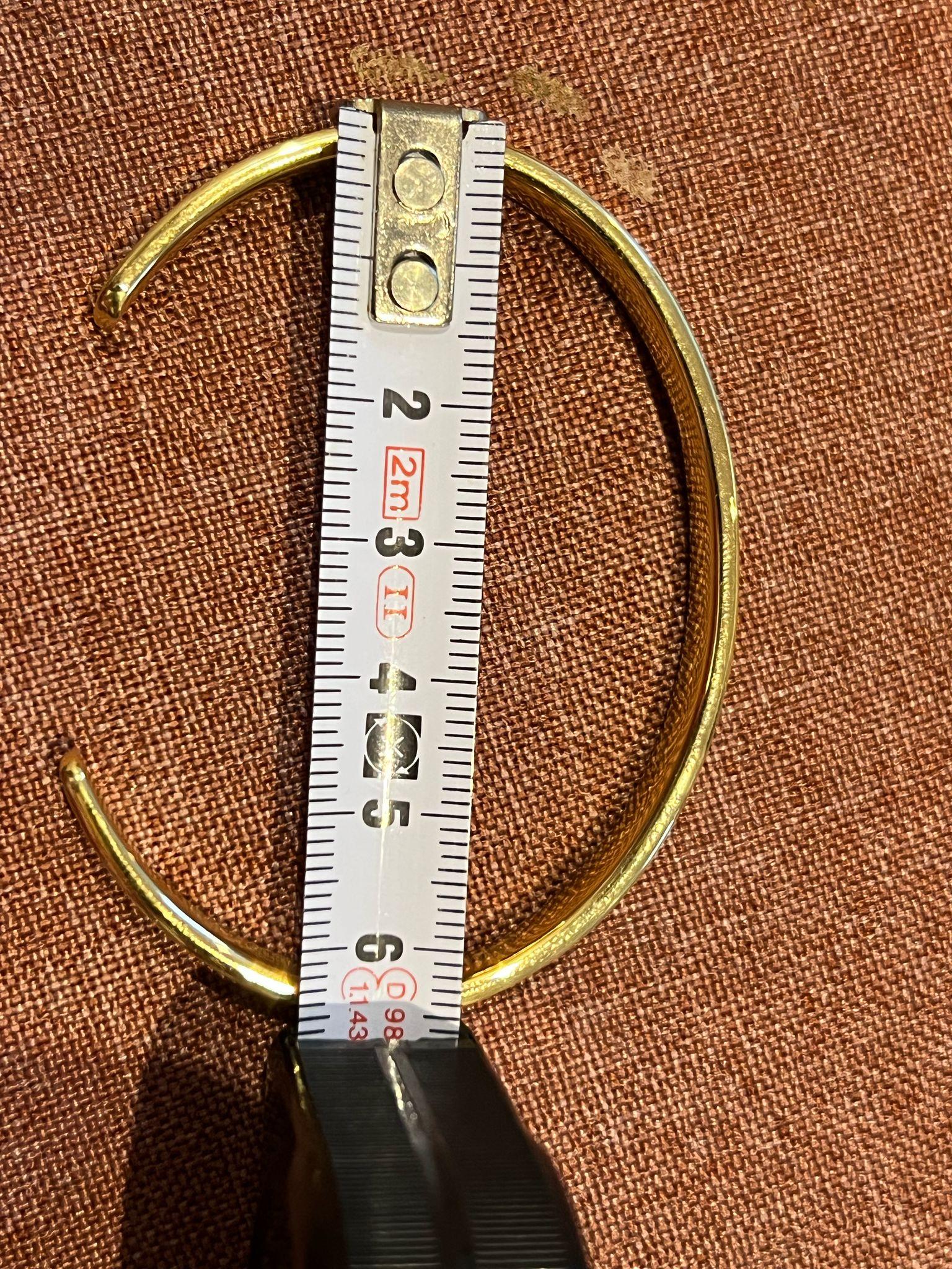 Tiffany & Co. Rare bracelet manchette vintage en or jaune 18 carats retour à Tiffany 1883 en vente 8