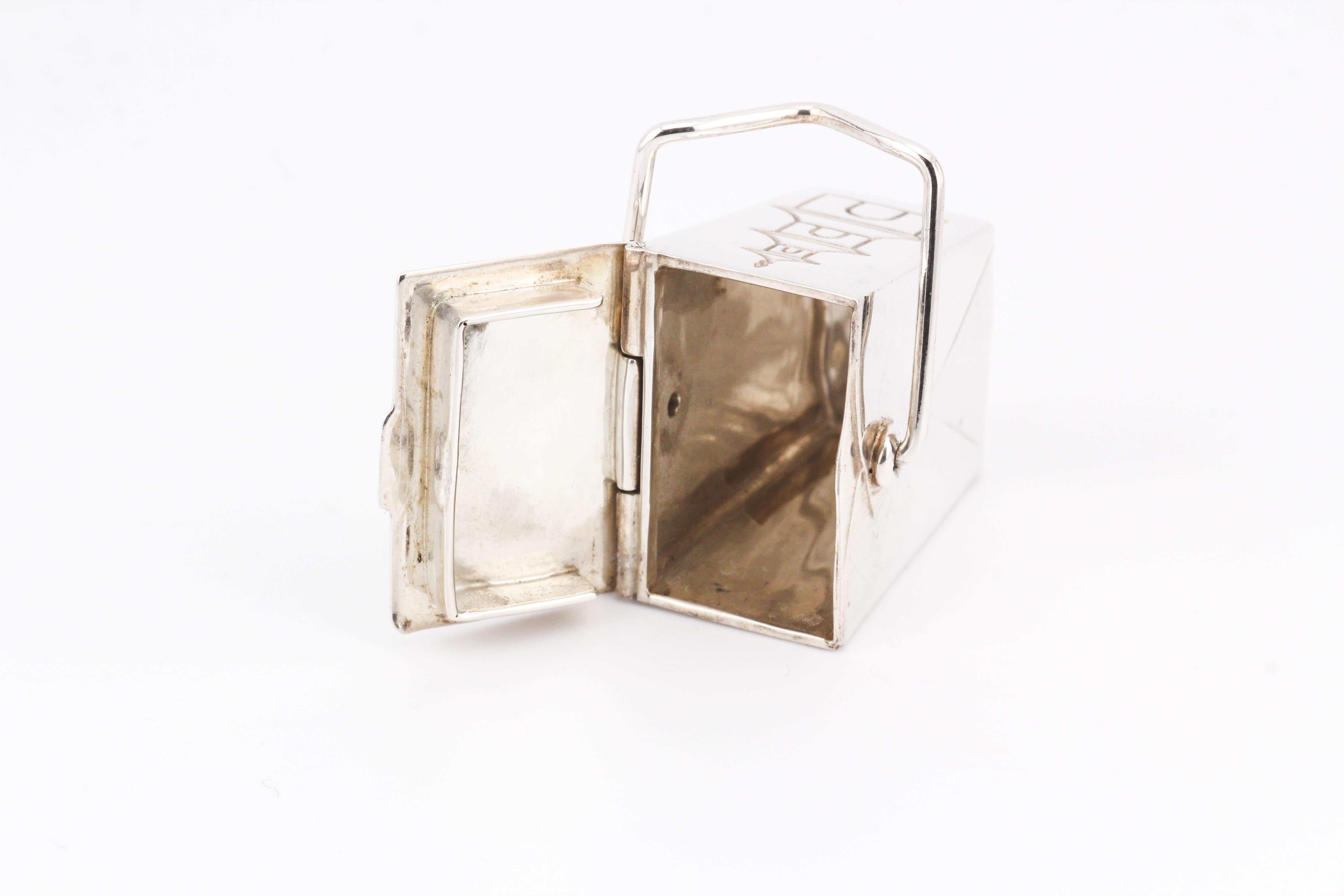Tiffany & Co RARE Vintage Silver Chinese Take Out Pill Box Philippines 1