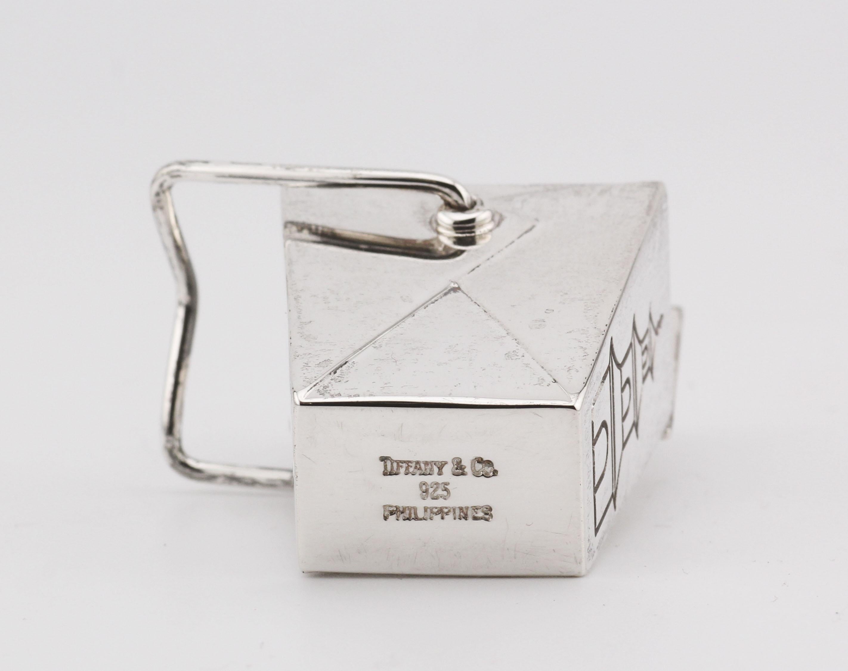 Tiffany & Co RARE Vintage Silver Chinese Take Out Pill Box Philippines 3