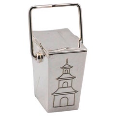 Tiffany & Co RARE Vintage Silver Chinese Take Out Pill Box Philippines