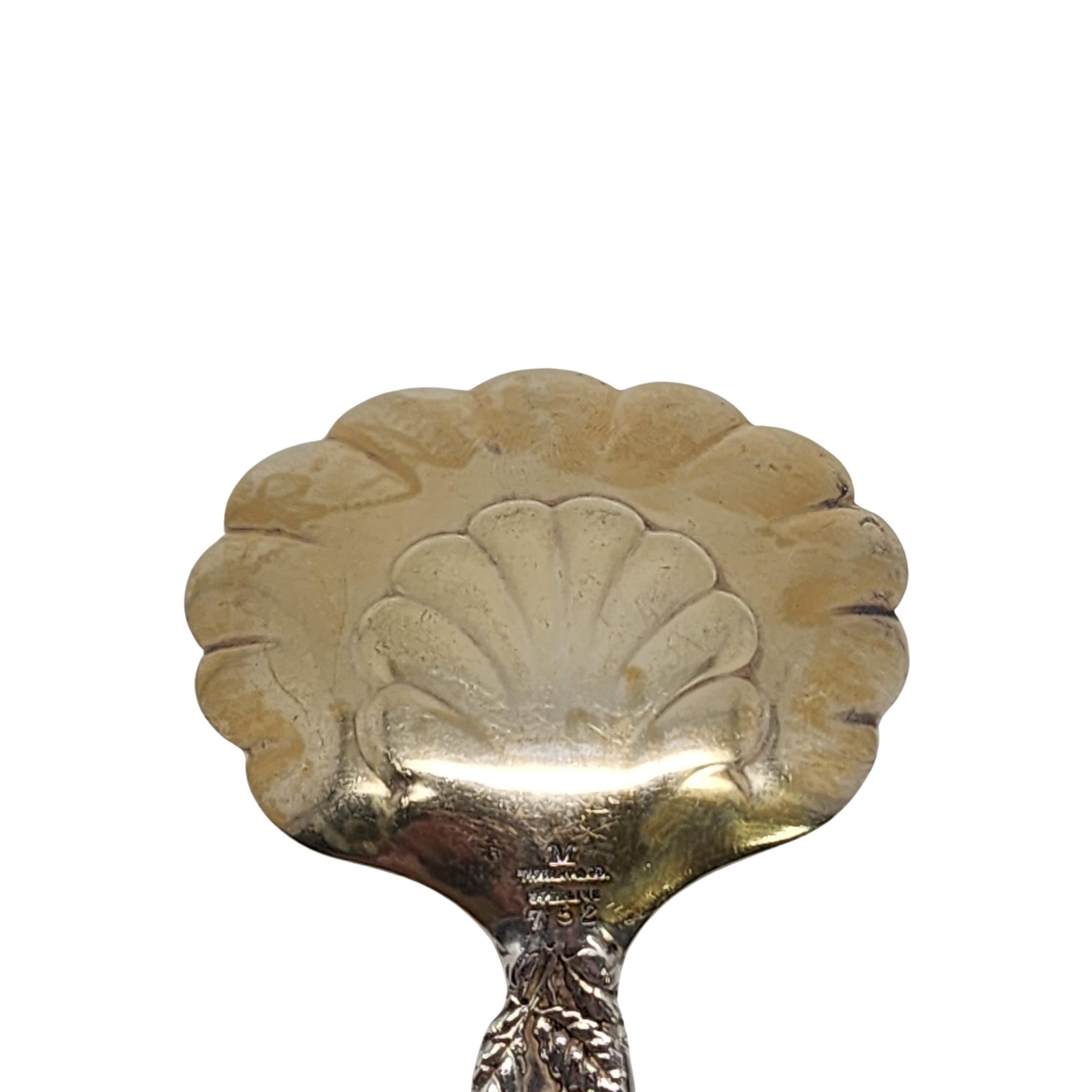 Tiffany & Co Raspberry Vine Sterling Silver Gold Wash Bon Bon Spoon w/mon #15478 For Sale 3