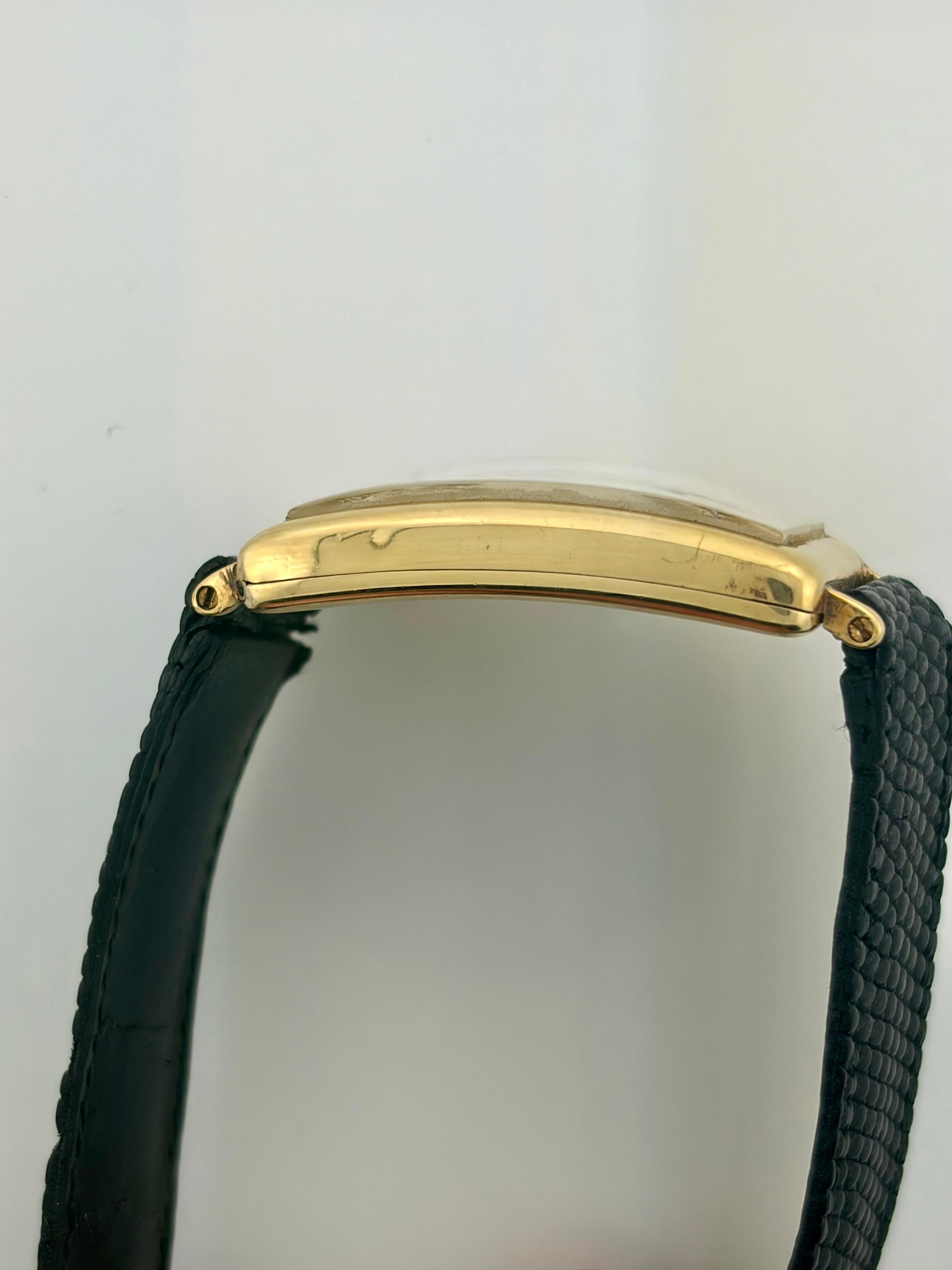 Tiffany & Co. Rectangular 18K Gold Wristwatch with Agassiz Movement, Circa 1930s For Sale 1