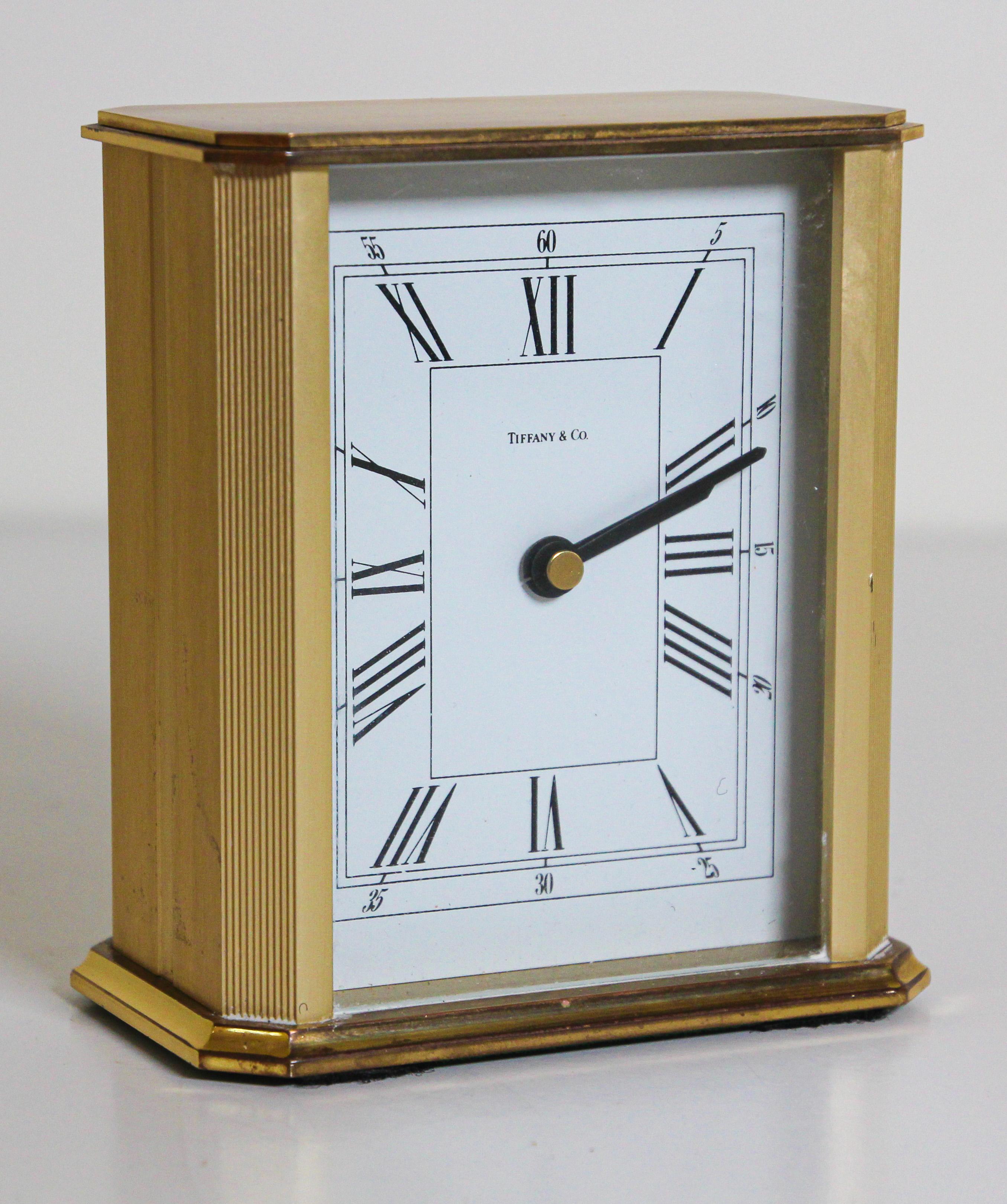 Tiffany & Co. Rectangular Desk Clock 2