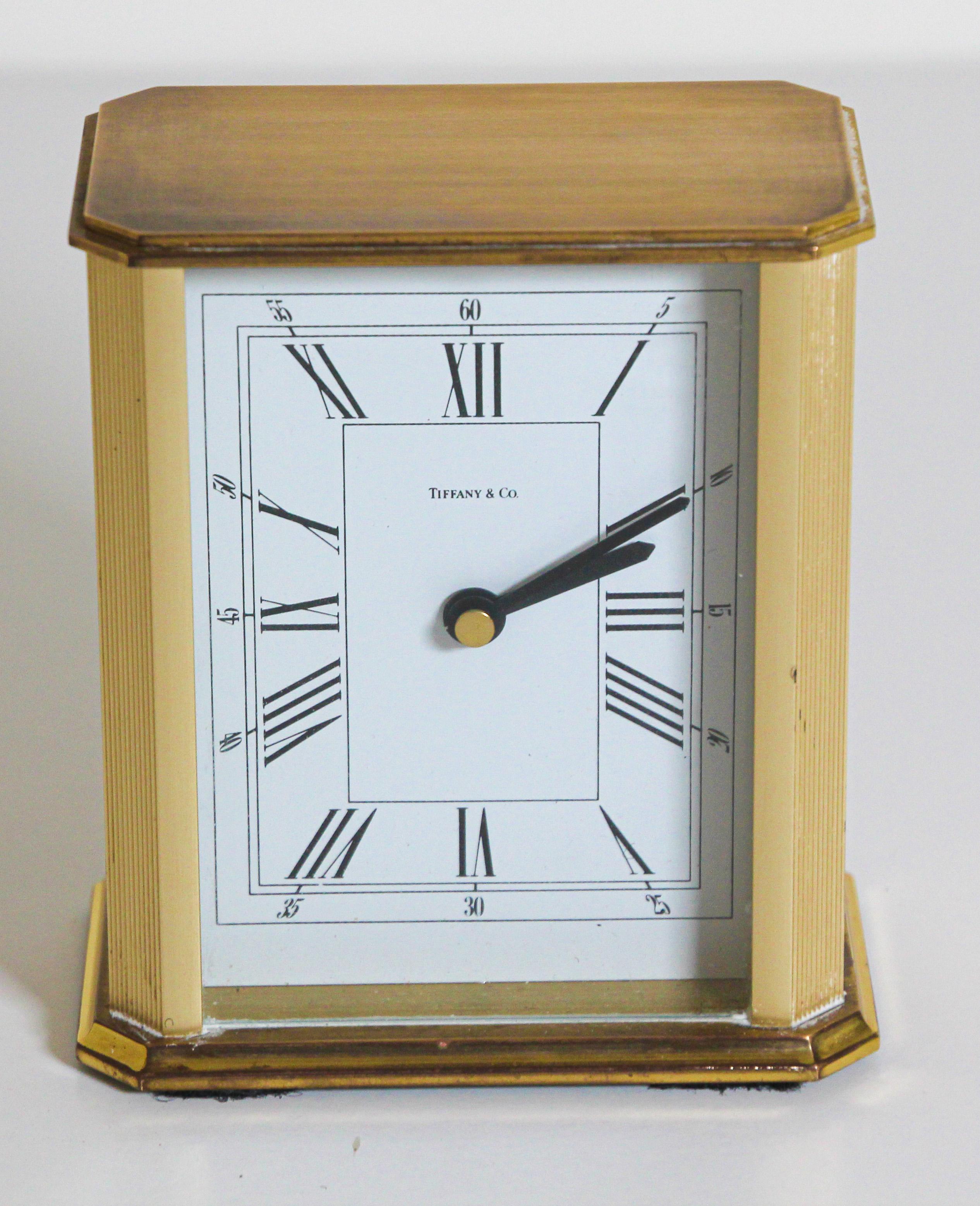 Tiffany & Co. Rectangular Desk Clock 3