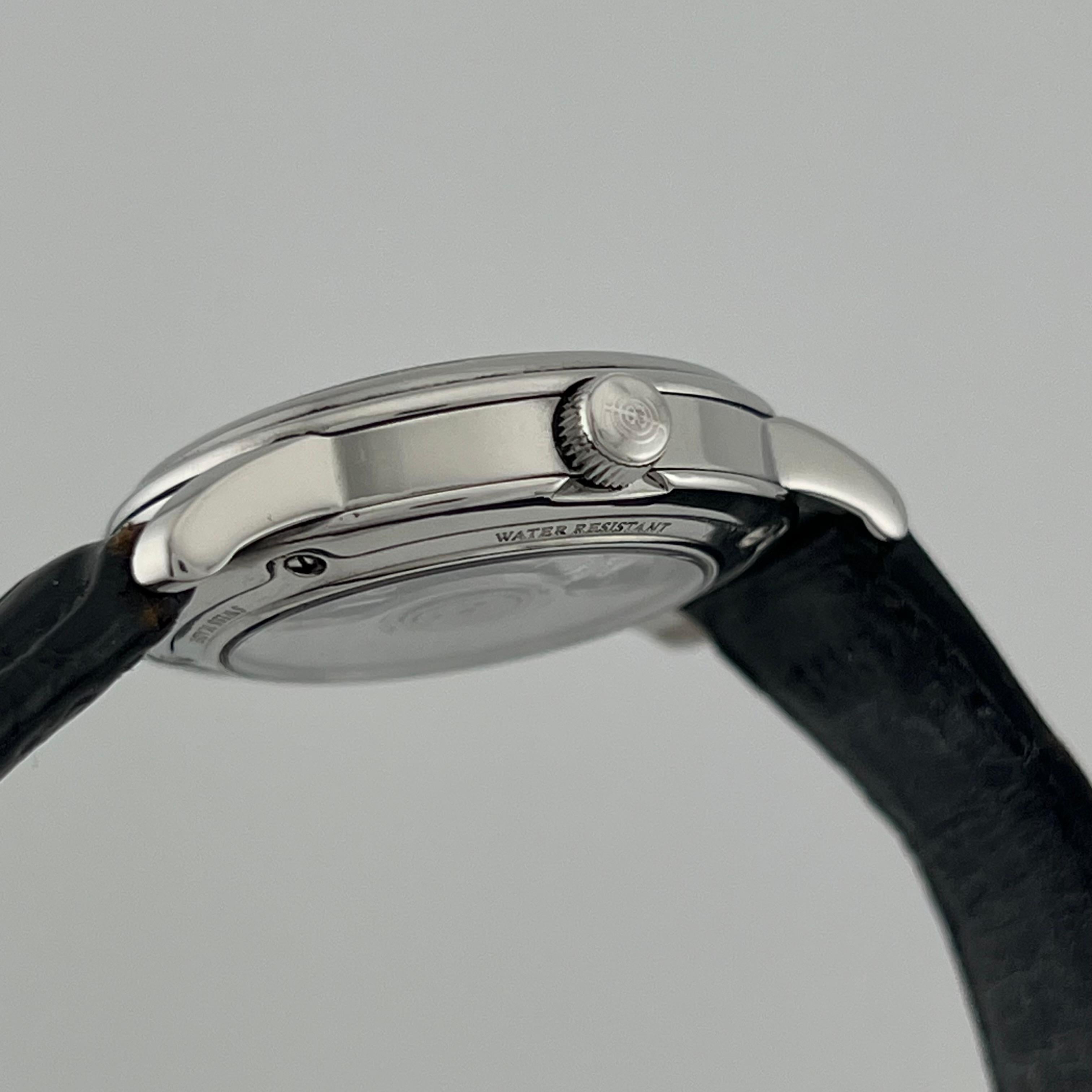 Tiffany & Co. Resonator 27mm Silbernes Zifferblatt Edelstahl Uhr im Angebot 3