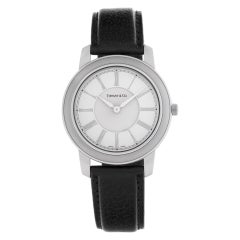 Used Tiffany & Co. Resonator Watch, Stainless Steel, Silver Dial Case, Quartz