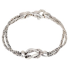 Tiffany & Co. Bracelet à nœuds d'amour restauré Paloma Picasso en argent sterling