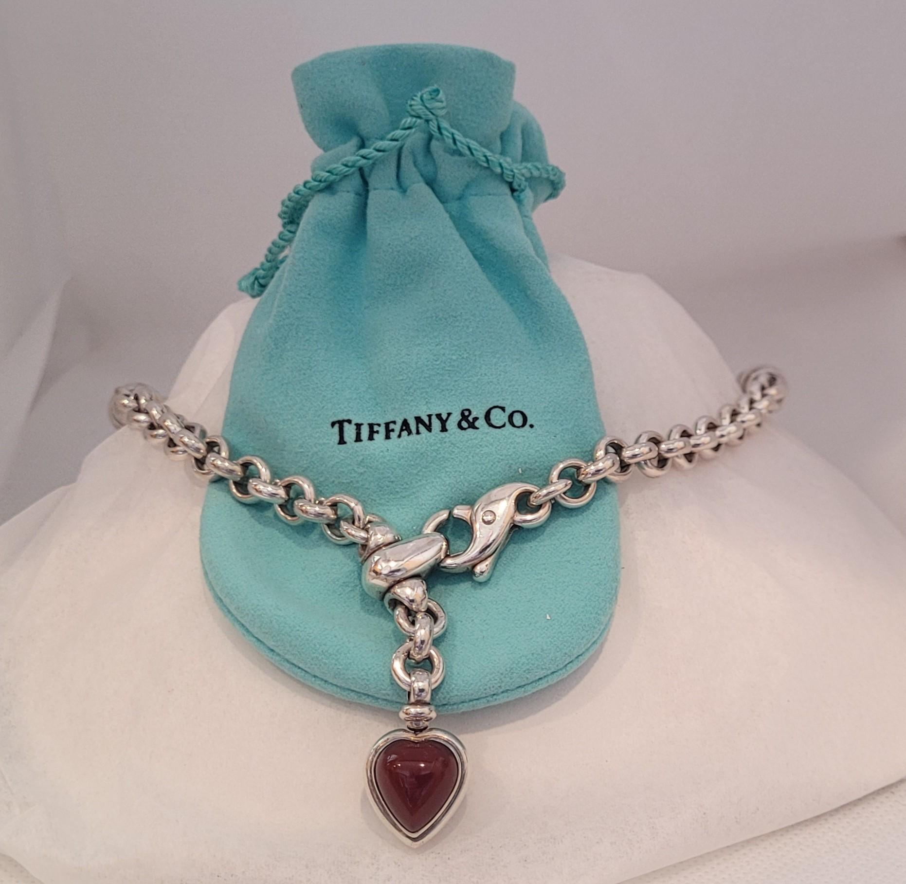 Donna A. Link & Co. in pensione in argento 925, collana da 18