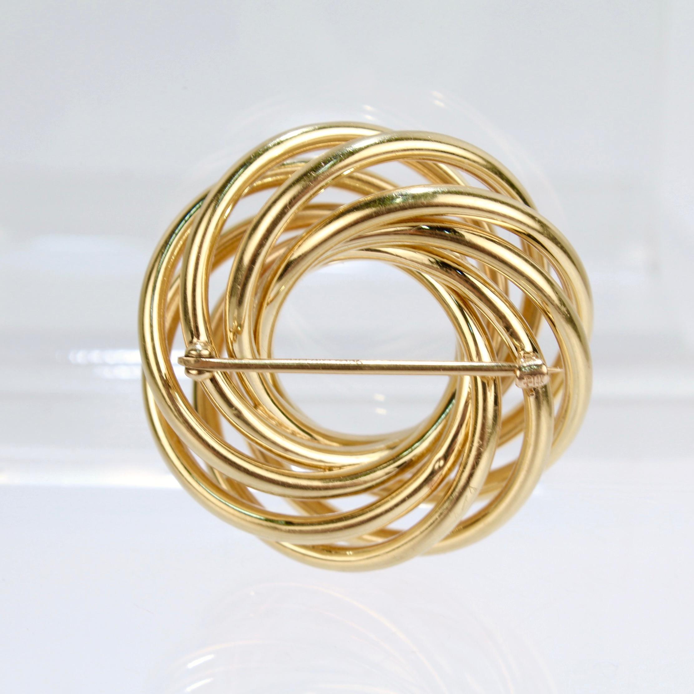 gold brooch