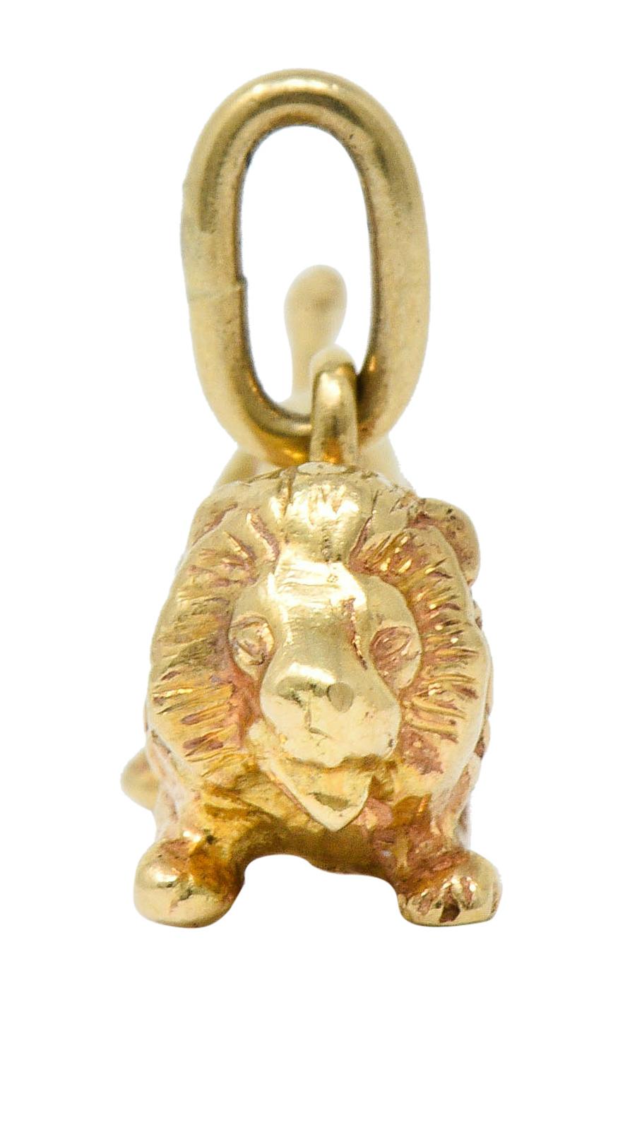 tiffany lion charm