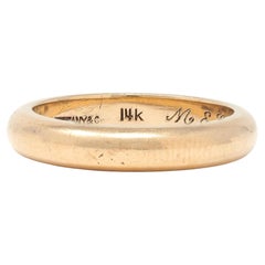 tiffany vintage jewelry Tiffany
Co. Vintage 14 Karat Yellow Gold Vintage Wedding Band Ring