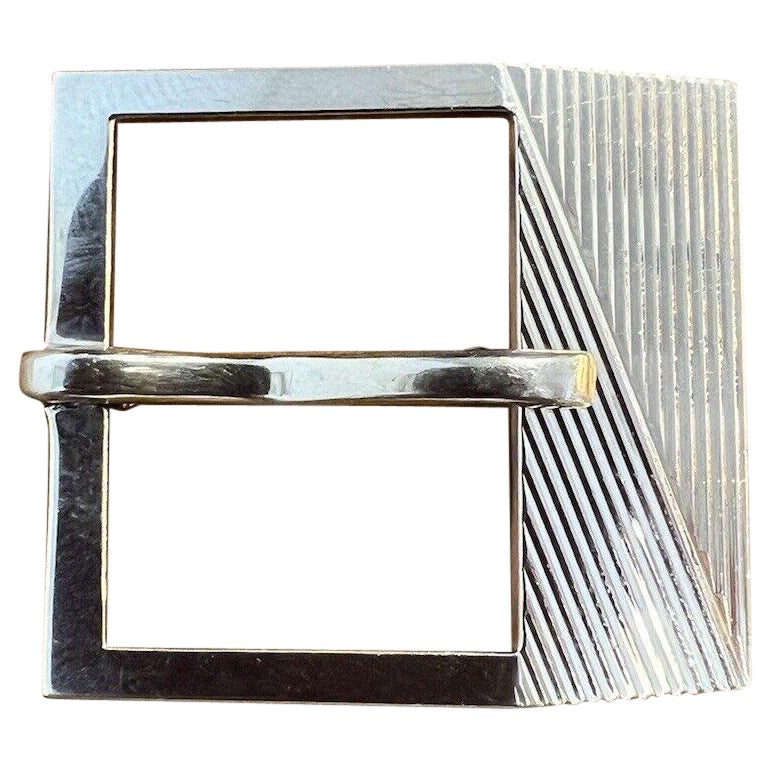 TIFFANY & CO. Retro 14k Yellow Gold Belt Buckle Circa 1950s