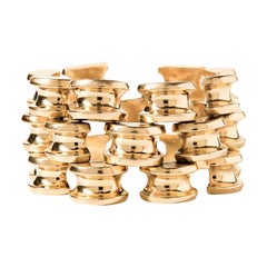 Tiffany & Co. Retro 14 Karat Yellow Gold Bracelet