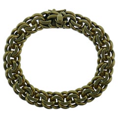 Tiffany
Co. Retro 14k Yellow Gold Link Bracelet, circa 1950s Tiffany
Co. Retro 14k Yellow Gold Link Bracelet, circa 1950s