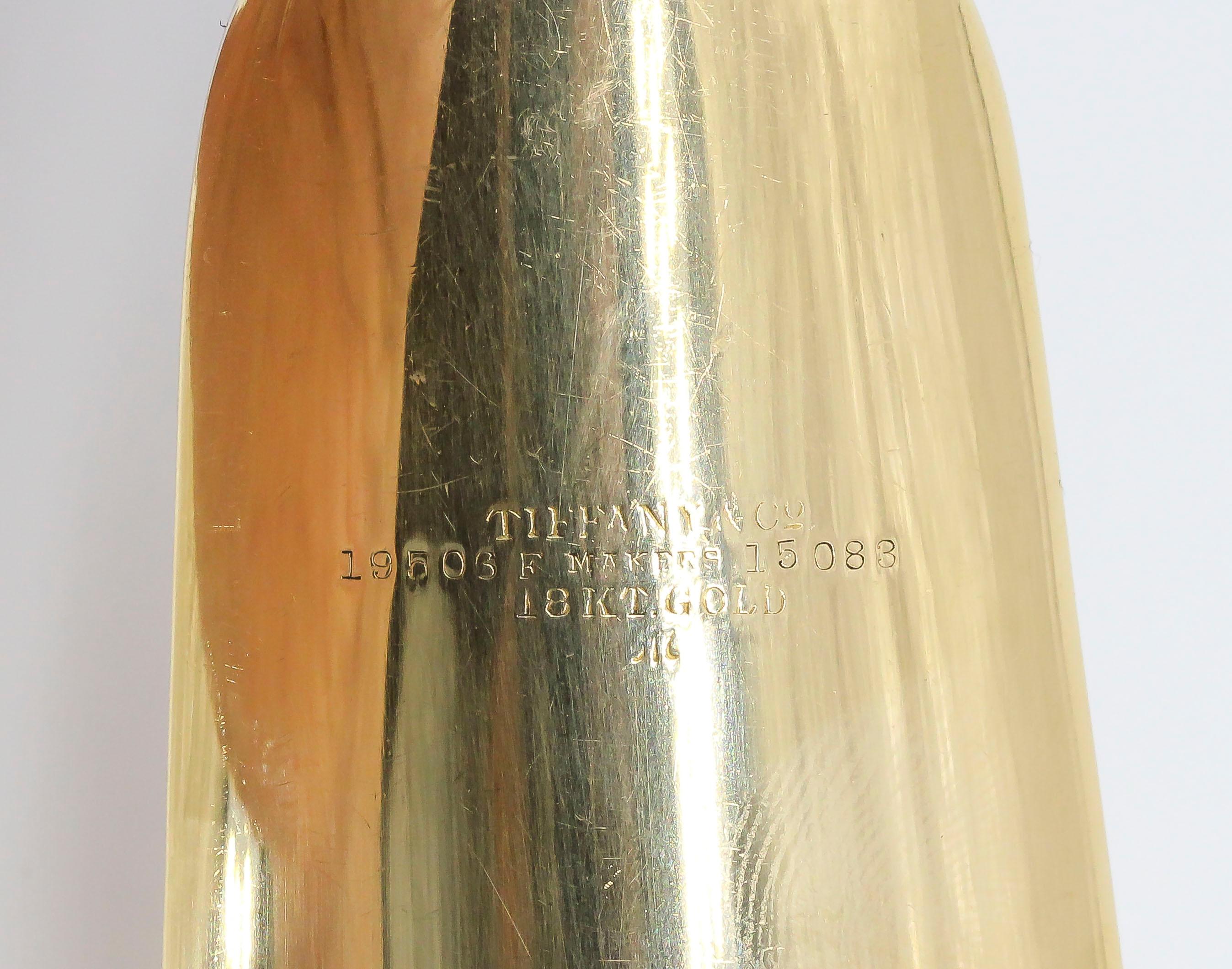 Tiffany & Co. Retro 18 Karat Gold Shoehorn 1