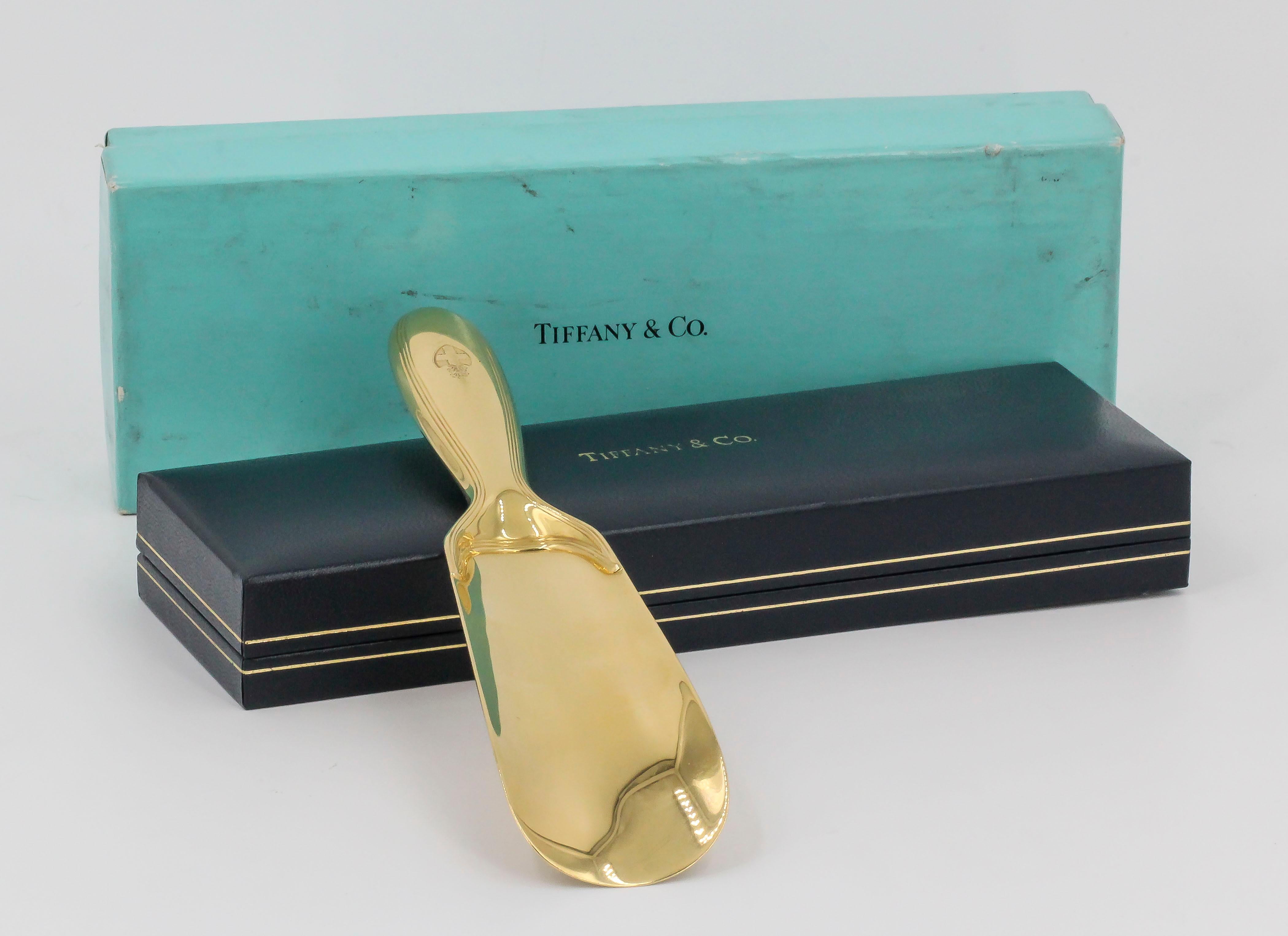 Tiffany & Co. Retro 18 Karat Gold Shoehorn 3