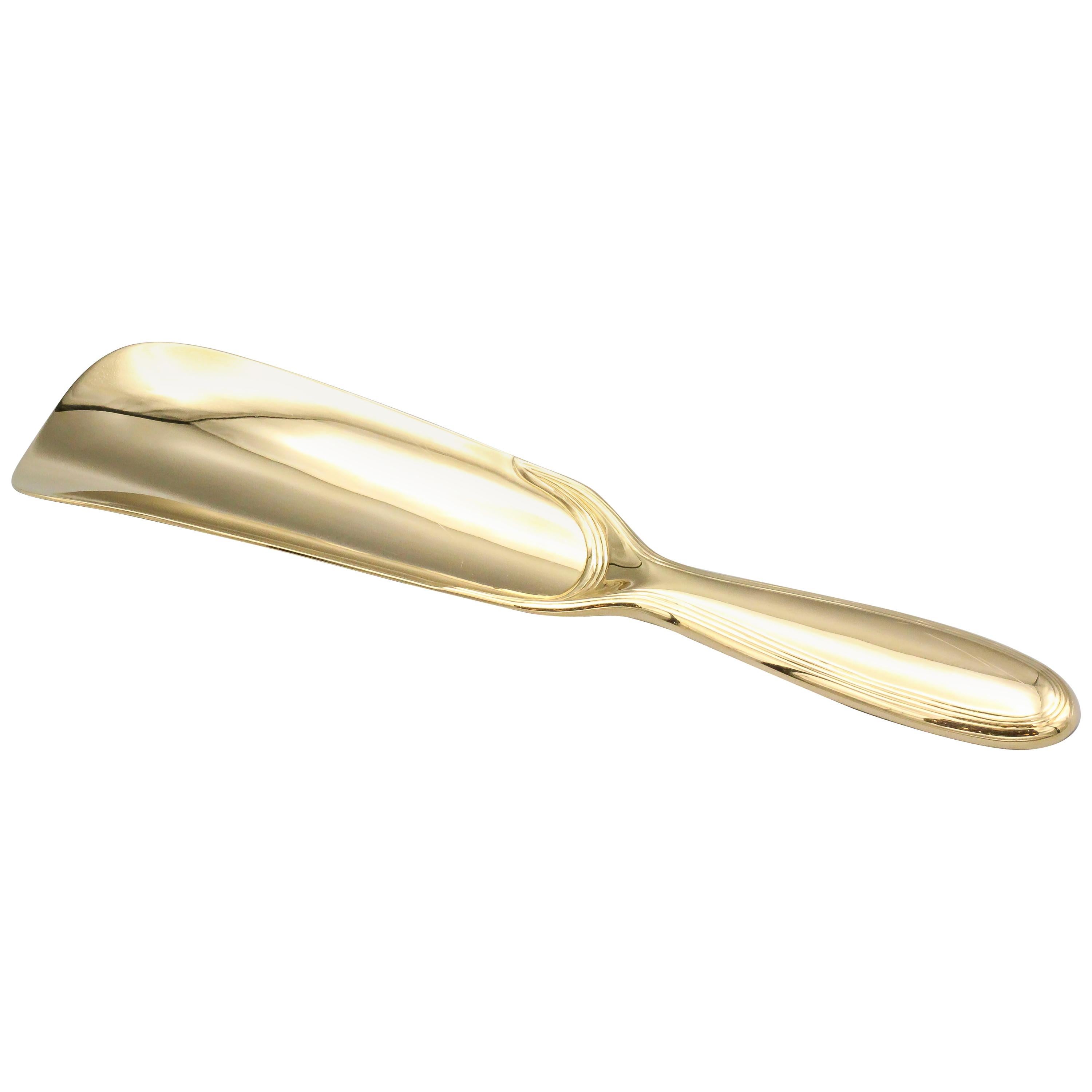 Tiffany & Co. Retro 18 Karat Gold Shoehorn