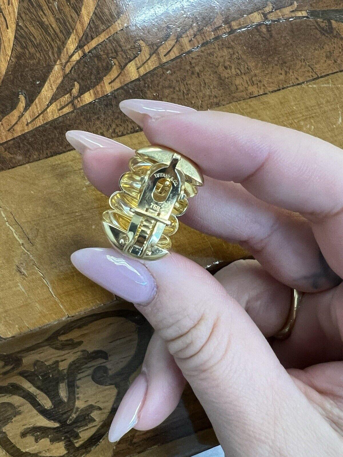 Tiffany & Co. Retro 18k Yellow Gold Shrimp Style Earrings 1950s

Here is your chance to purchase a beautiful and highly collectible designer pair of earrings. Truly a great piece at a great price! 

Details:

Add a touch of vintage elegance to your